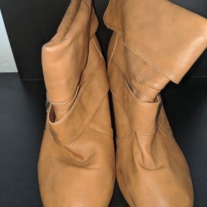 Brown boot ankle rue 21 etc